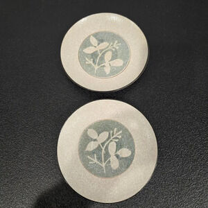 UCAGCO Medallion Japan Set of 2 Small Stoneware Plates 6"